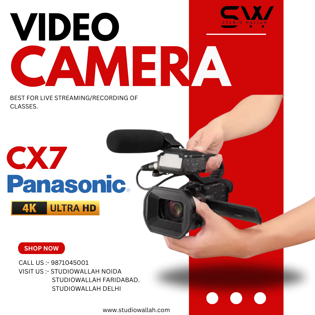 Panasonic CX7 Video Camera Studiowallah