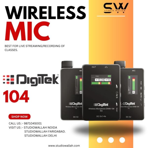 Digitek® (DWM 104) Wireless Microphone System