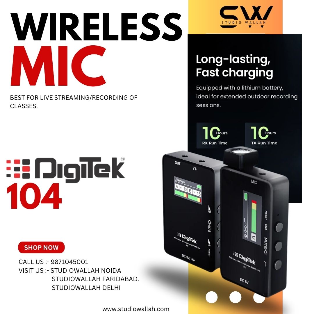 Digitek® (DWM 104) Wireless Microphone System